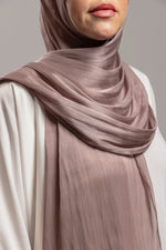 Load image into Gallery viewer, Organza Hijab | Brown