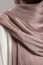 Load image into Gallery viewer, Organza Hijab | Brown