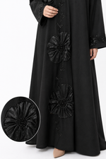Load image into Gallery viewer, Ophelia Royal Black Abaya