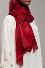 Load image into Gallery viewer, Organza Hijab | Red