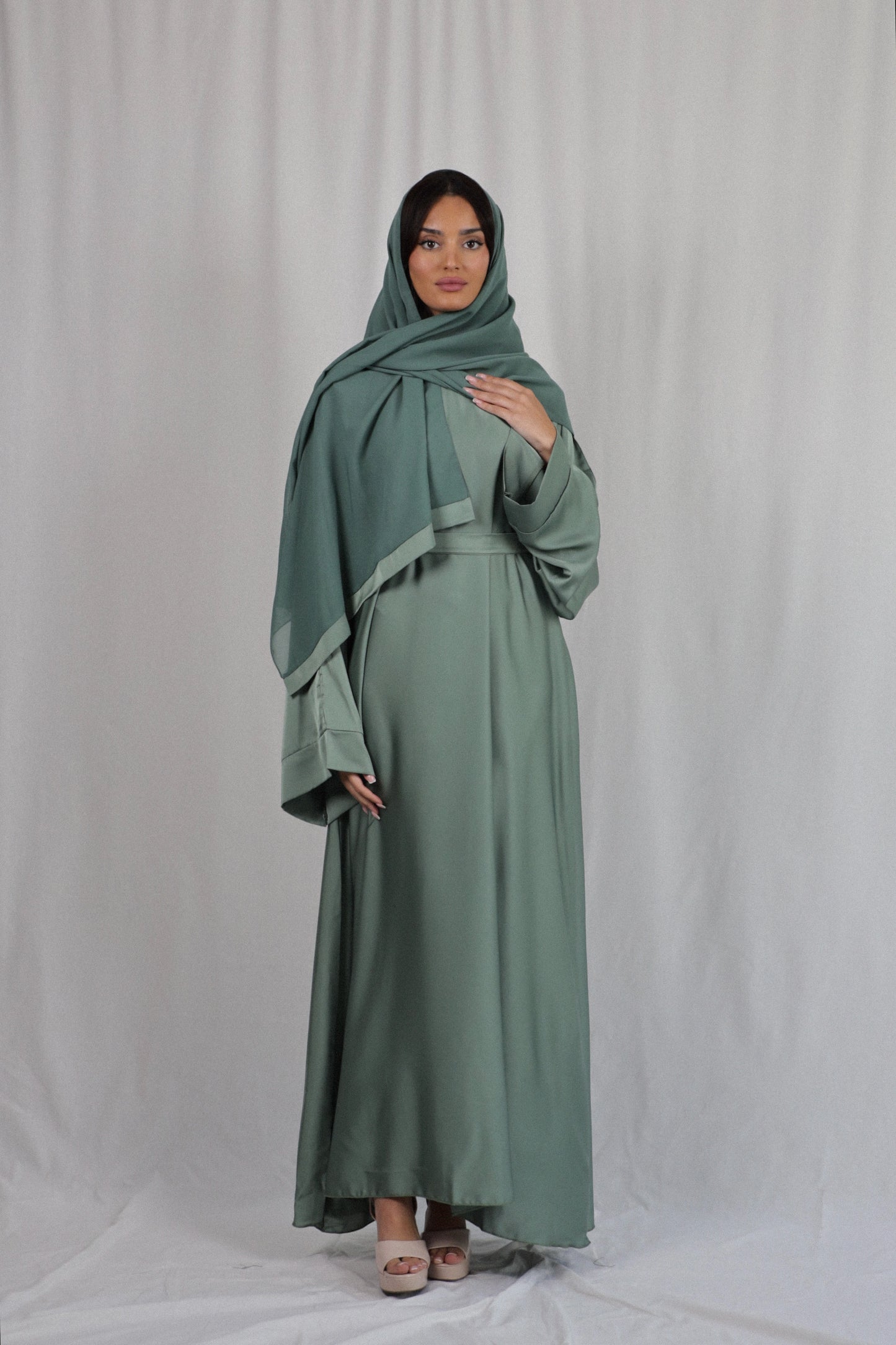 Satin Basic | Emerald Green