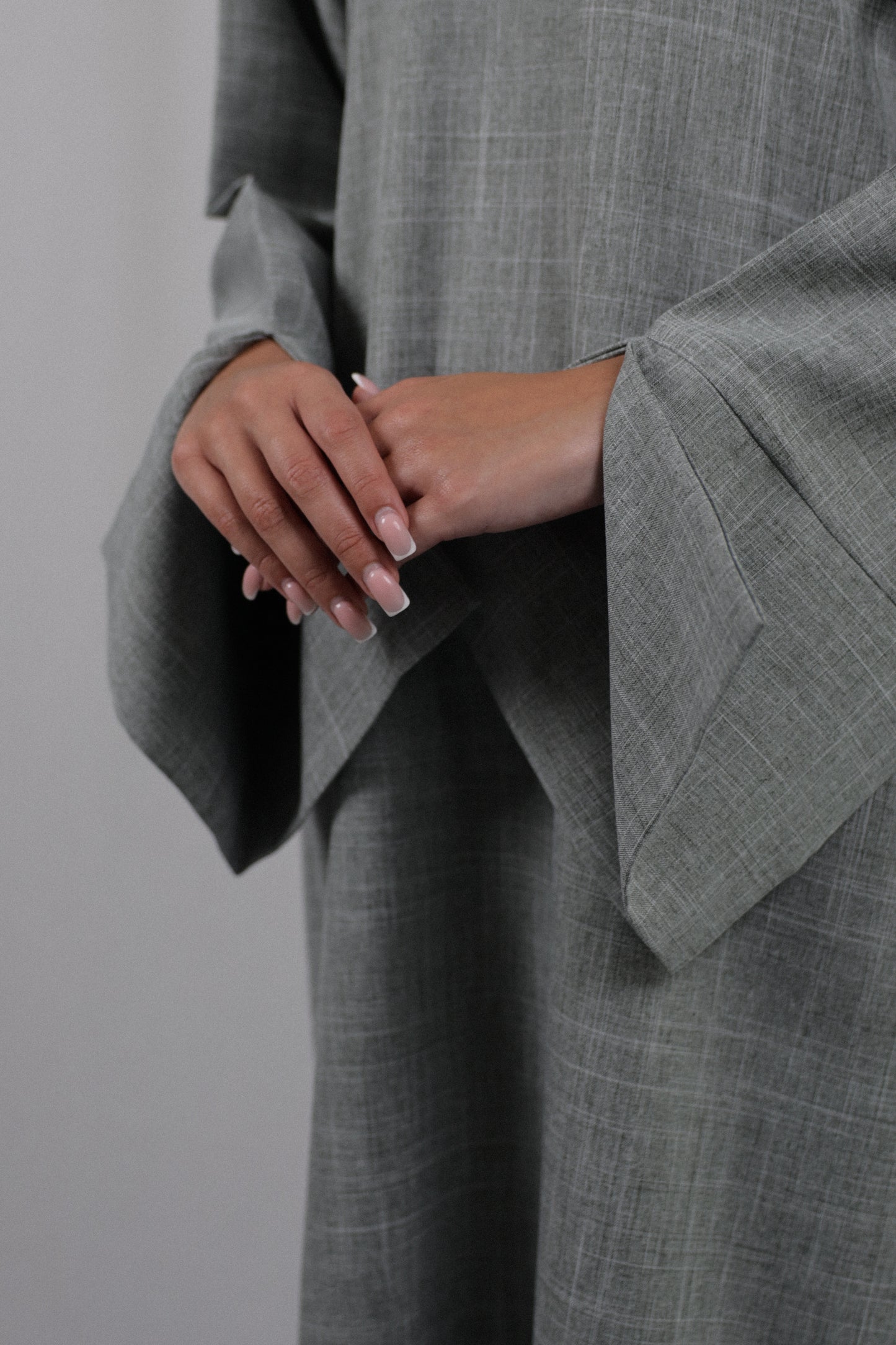 Linen Pocket Abaya | Greeneige