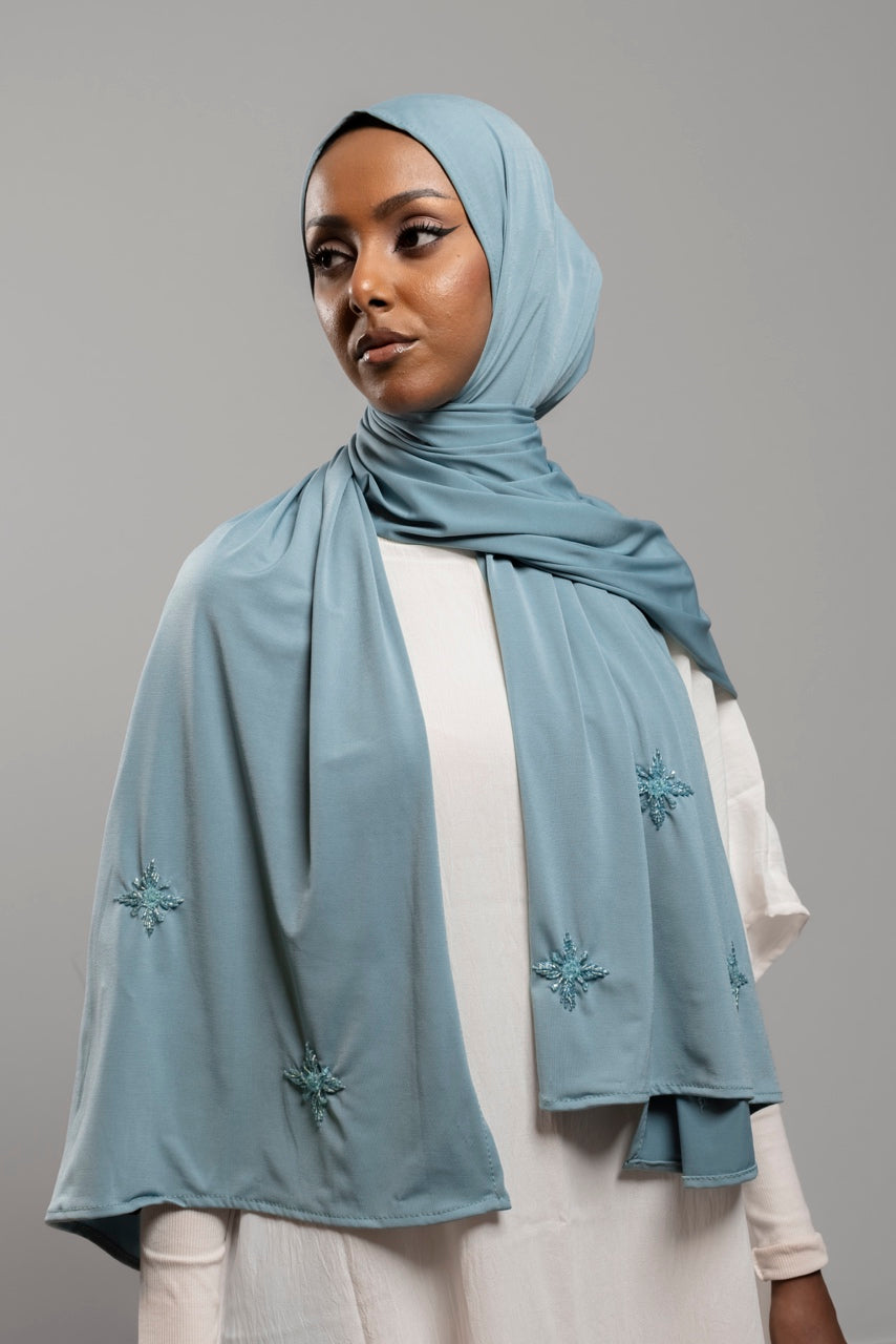 Premium Jersey Handmade Diamond 1 - Steel Blue