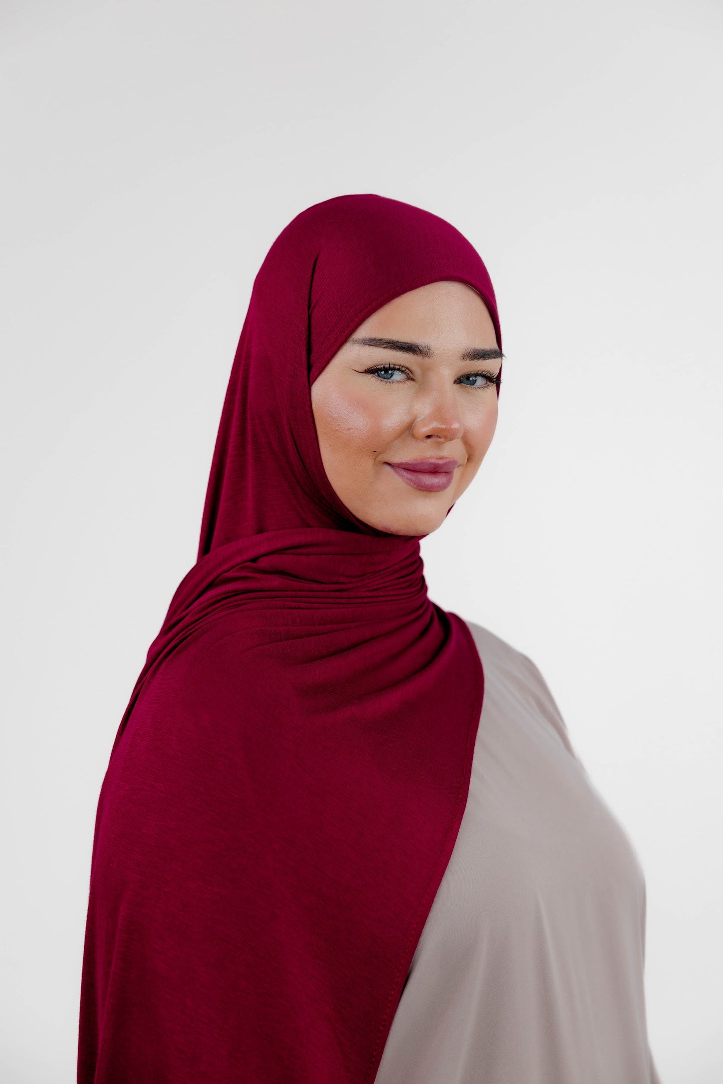 BAMBOO JERSEY- BURGUNDY
