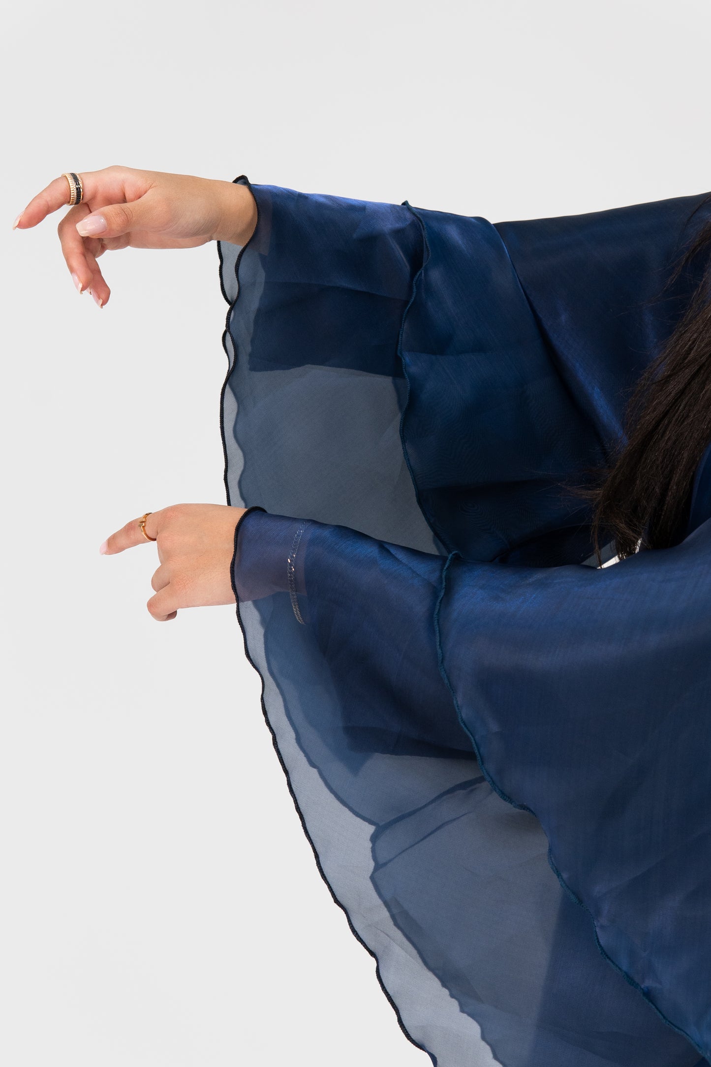 DREAMY ABAYA -NAVY BLOOM