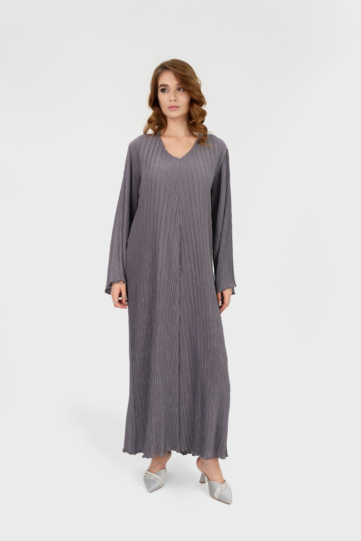 Pleated Dress | Lavender
