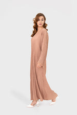 Load image into Gallery viewer, Pleated Dress | Salmon
