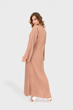 Load image into Gallery viewer, Pleated Dress | Salmon