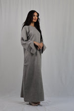 Load image into Gallery viewer, Linen Pocket Abaya | Breige