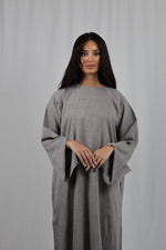 Load image into Gallery viewer, Linen Pocket Abaya | Breige