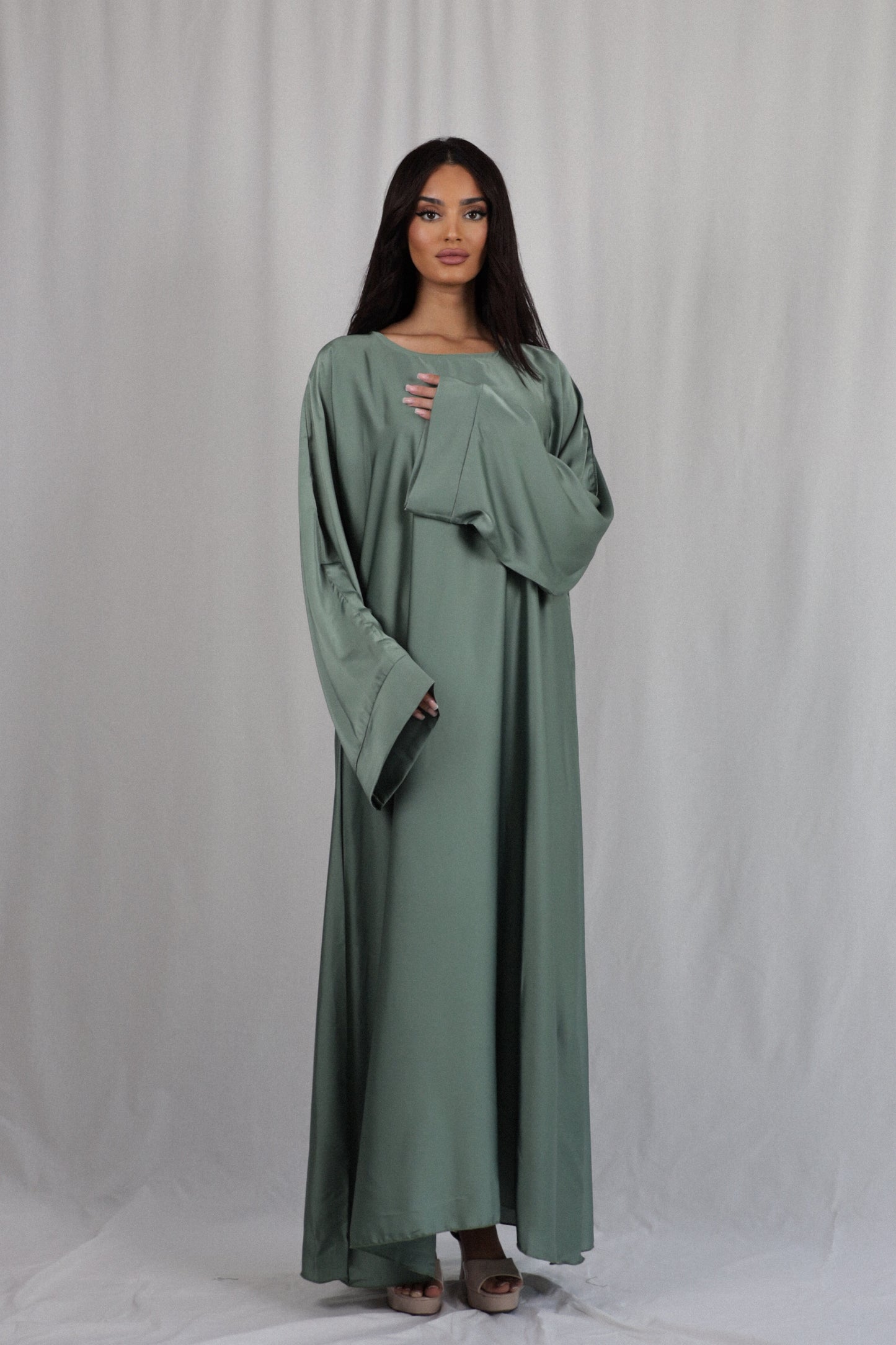 Satin Basic | Emerald Green