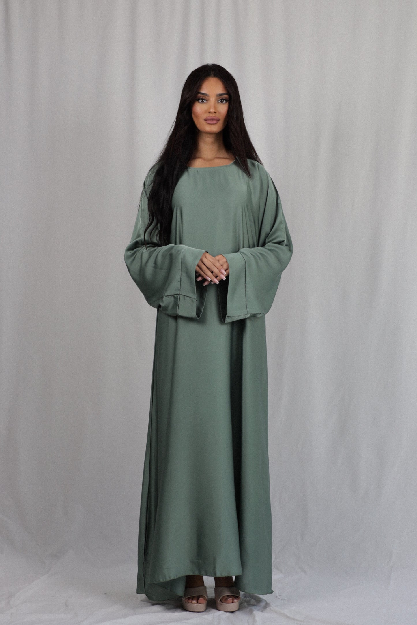 Satin Basic | Emerald Green