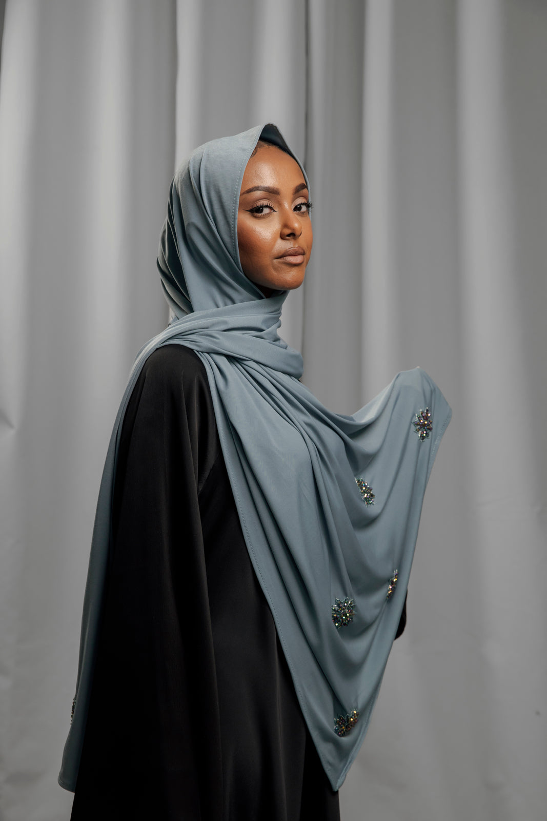 Premium Jersey Diamond - Baby Soft Blue