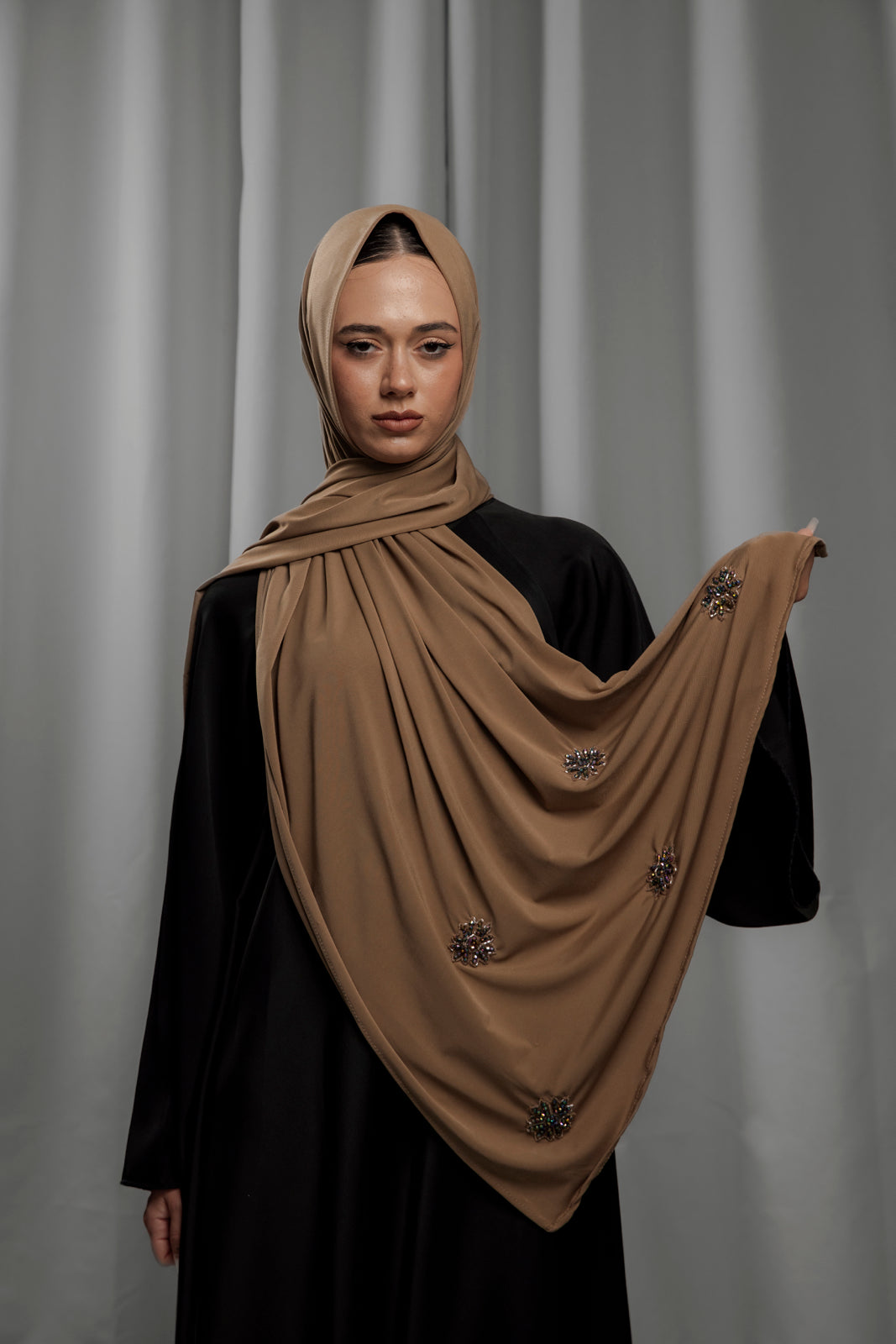 Premium Jersey Diamond - Mocha Diamond