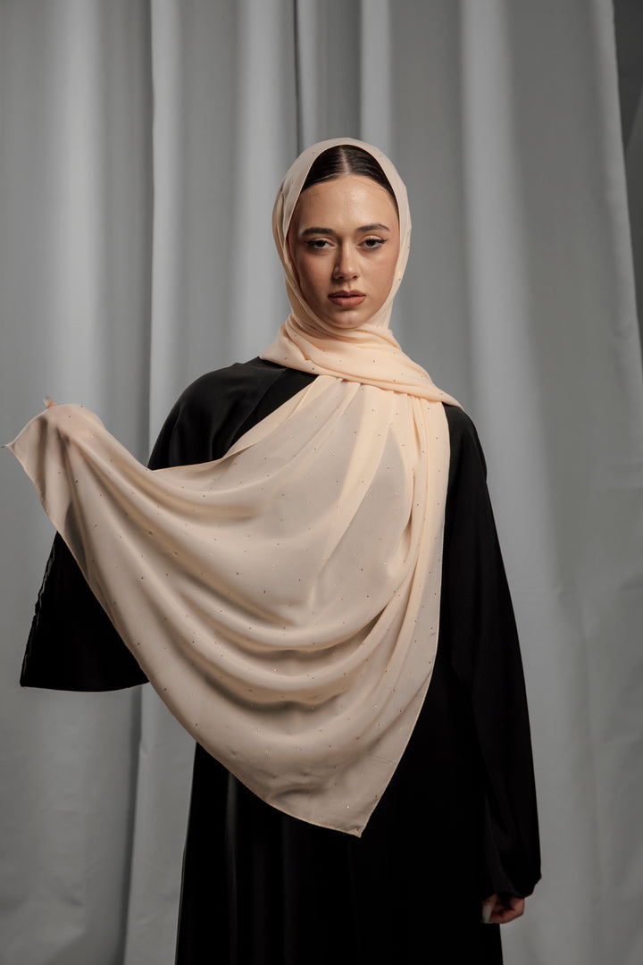 Chiffon Diamant - Honigbeige