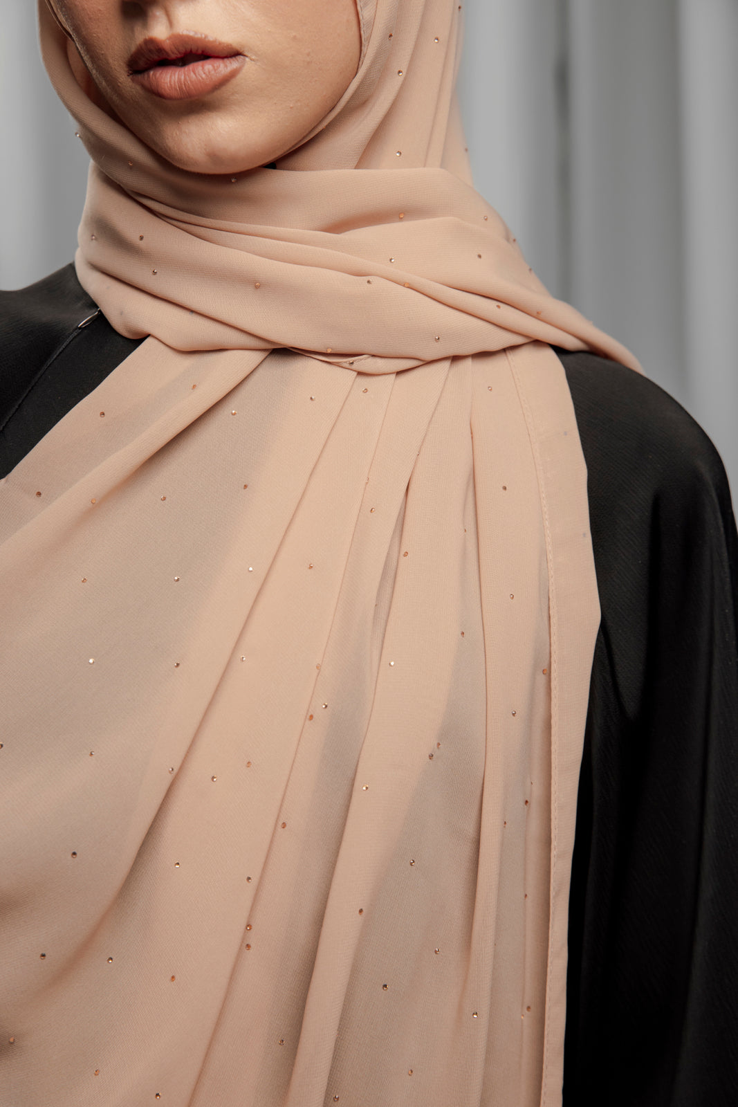 Chiffon Diamond - Caramel Nude