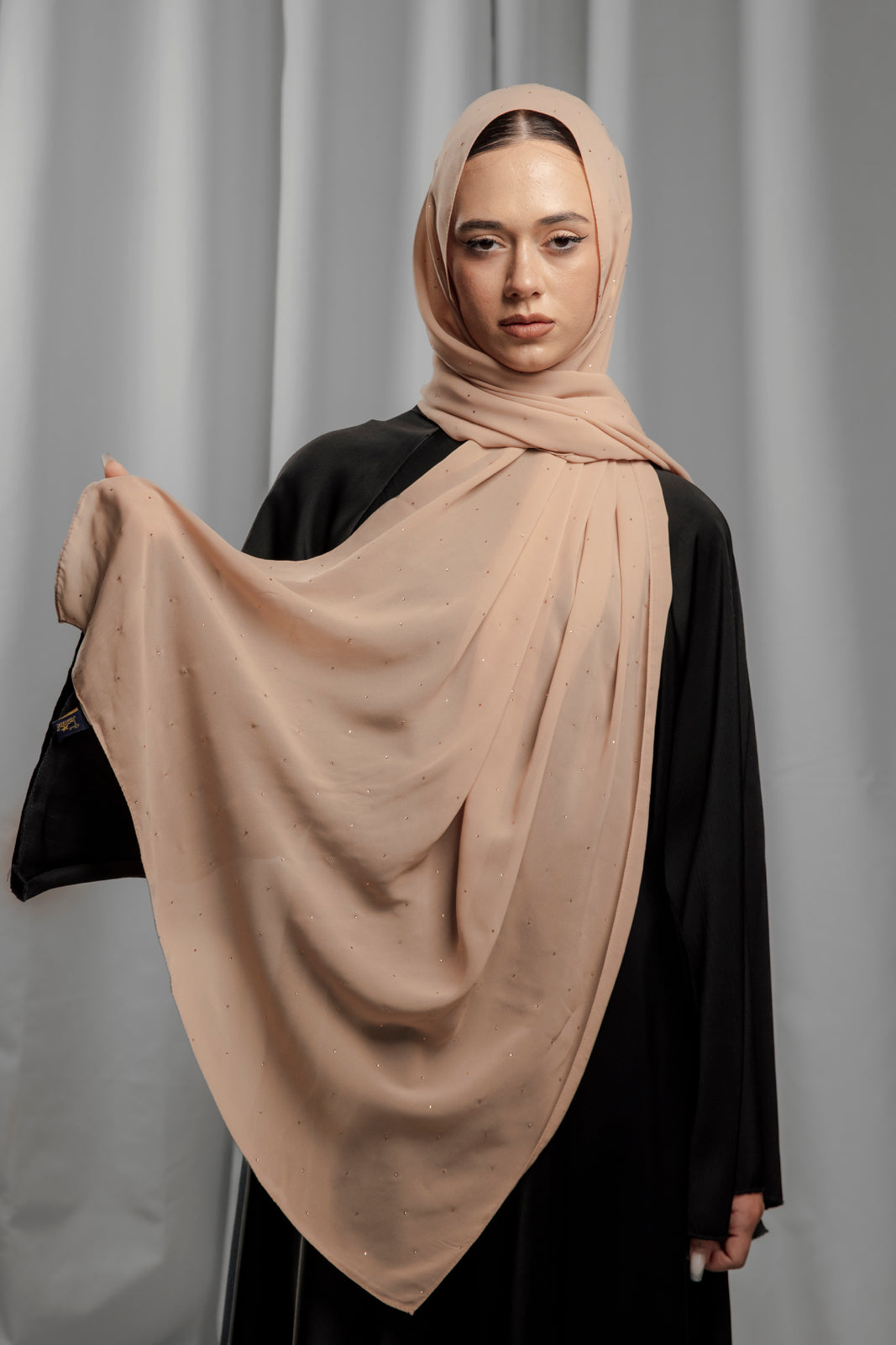 Chiffon Diamond - Caramel Nude
