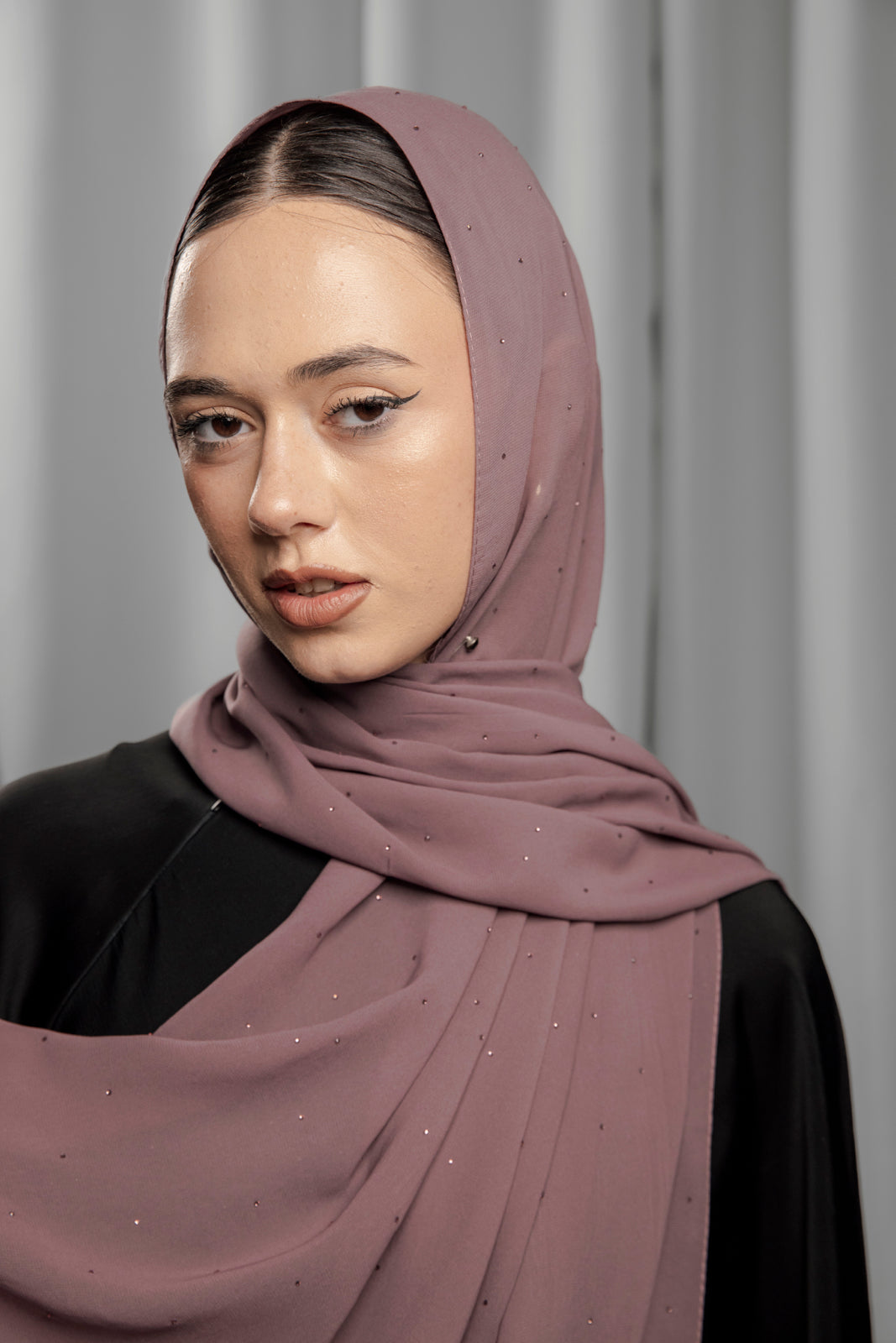 Chiffon Diamond - Dusty Rosewood