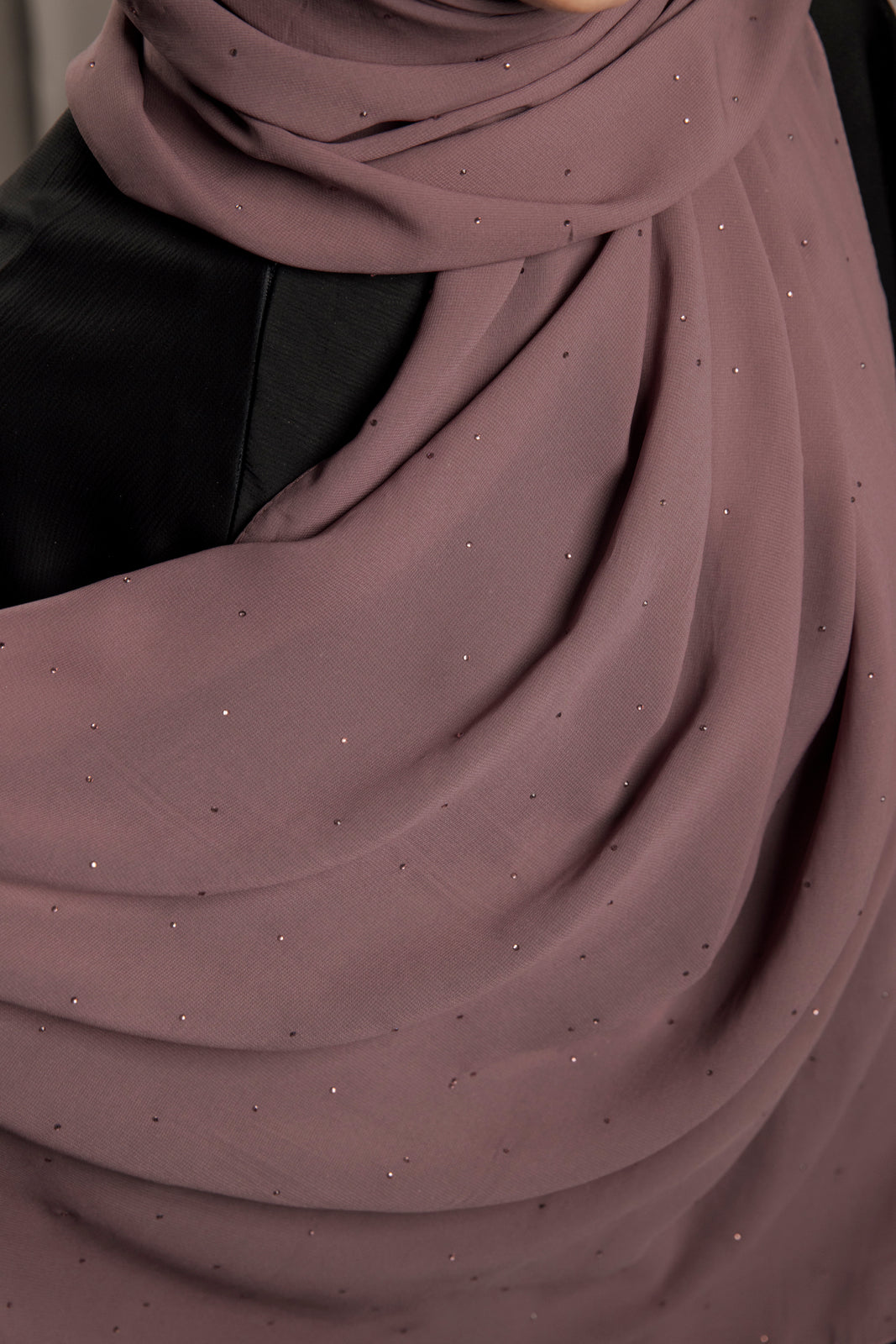 Chiffon Diamond - Dusty Rosewood