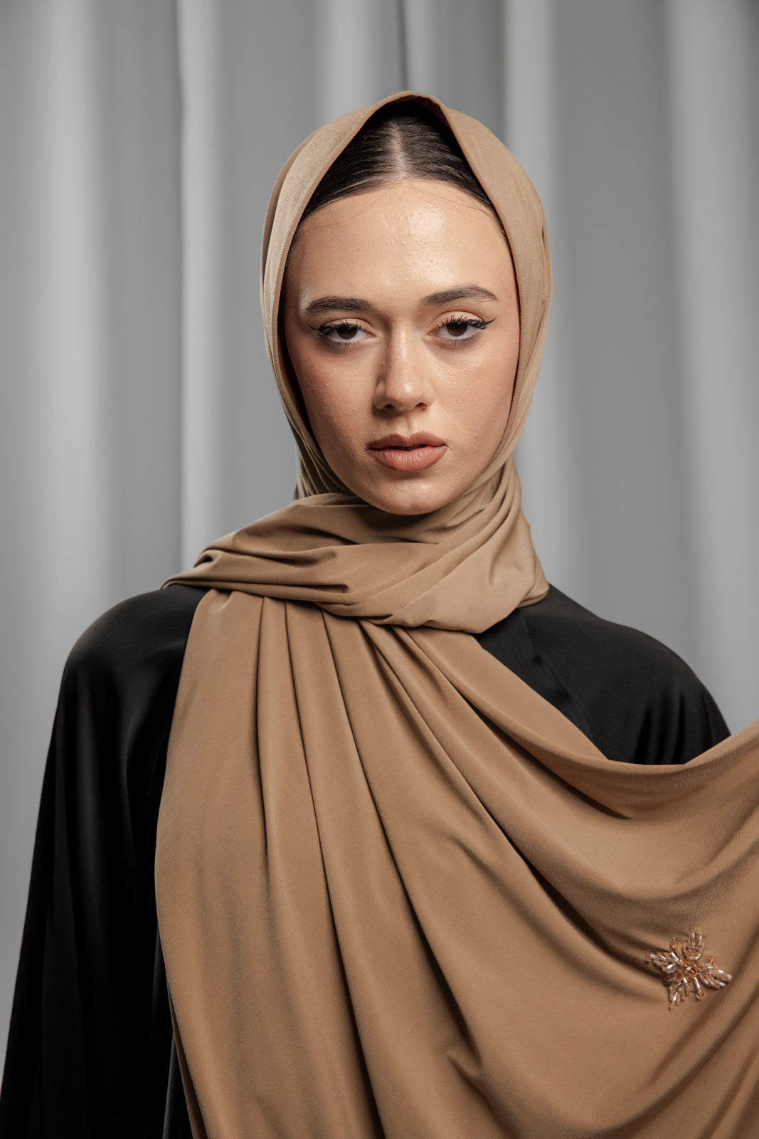Premium Jersey Handmade Diamond - Mocha Brown