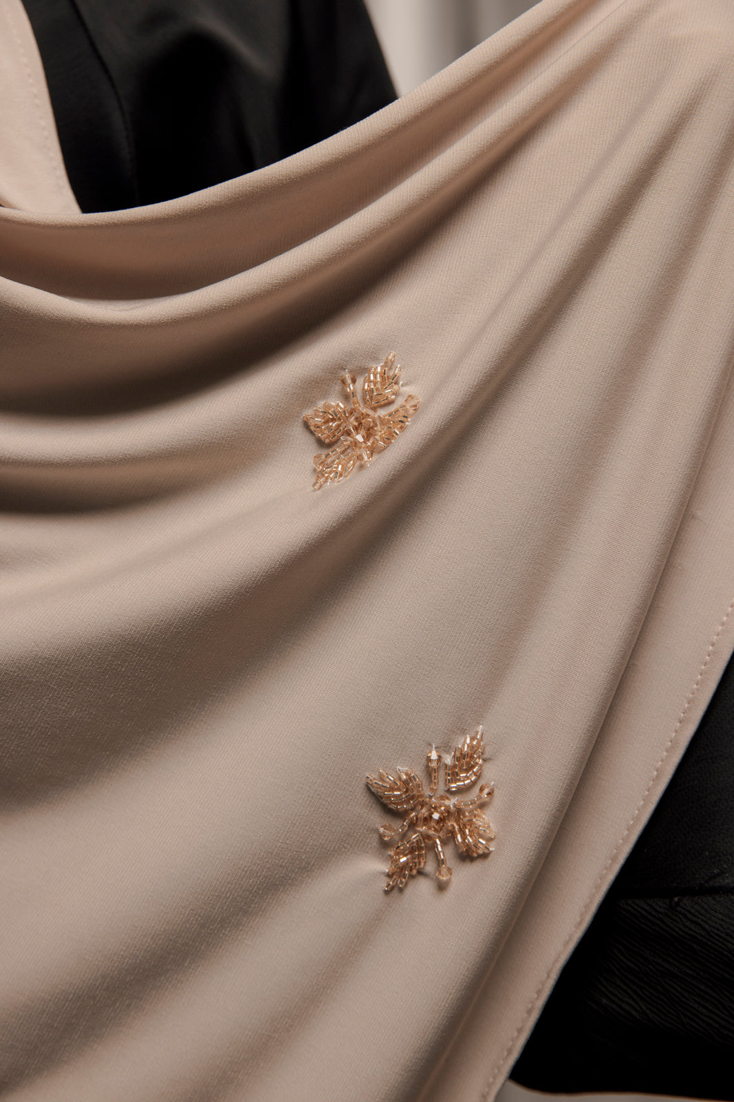 Premium Jersey Handmade Diamond - Champagne Beige