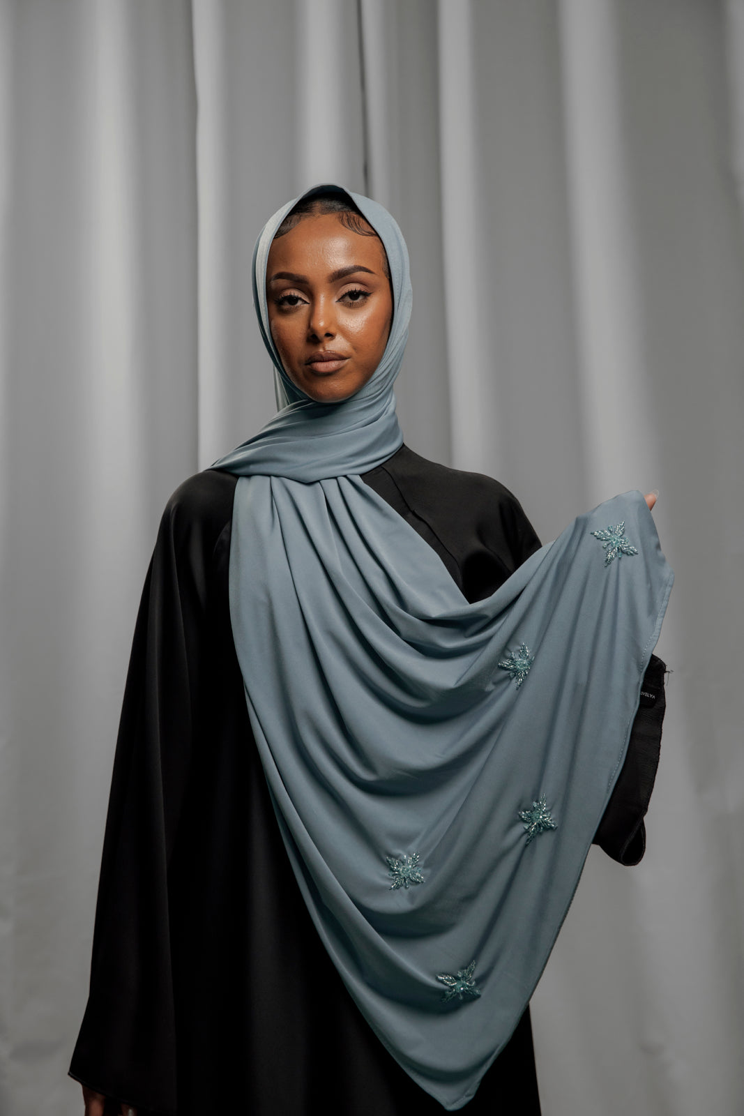 Premium Jersey Handmade Diamond - Steel Blue