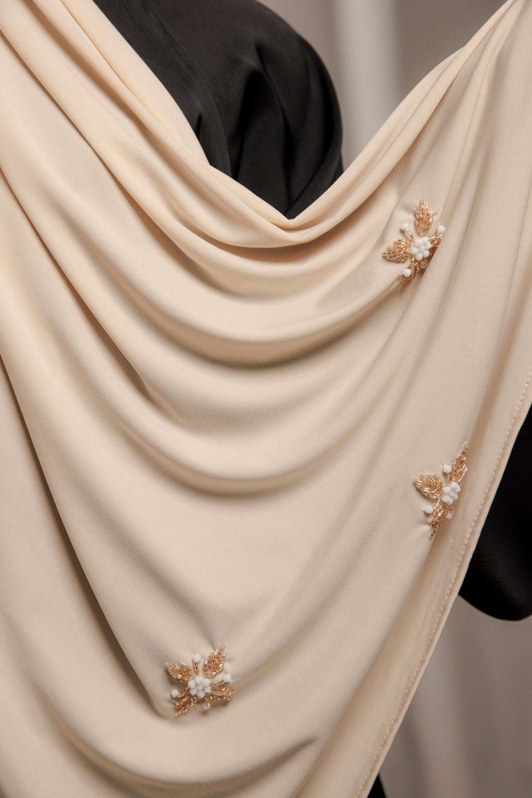 Premium Jersey Handmade Diamond - Vanilla Cream