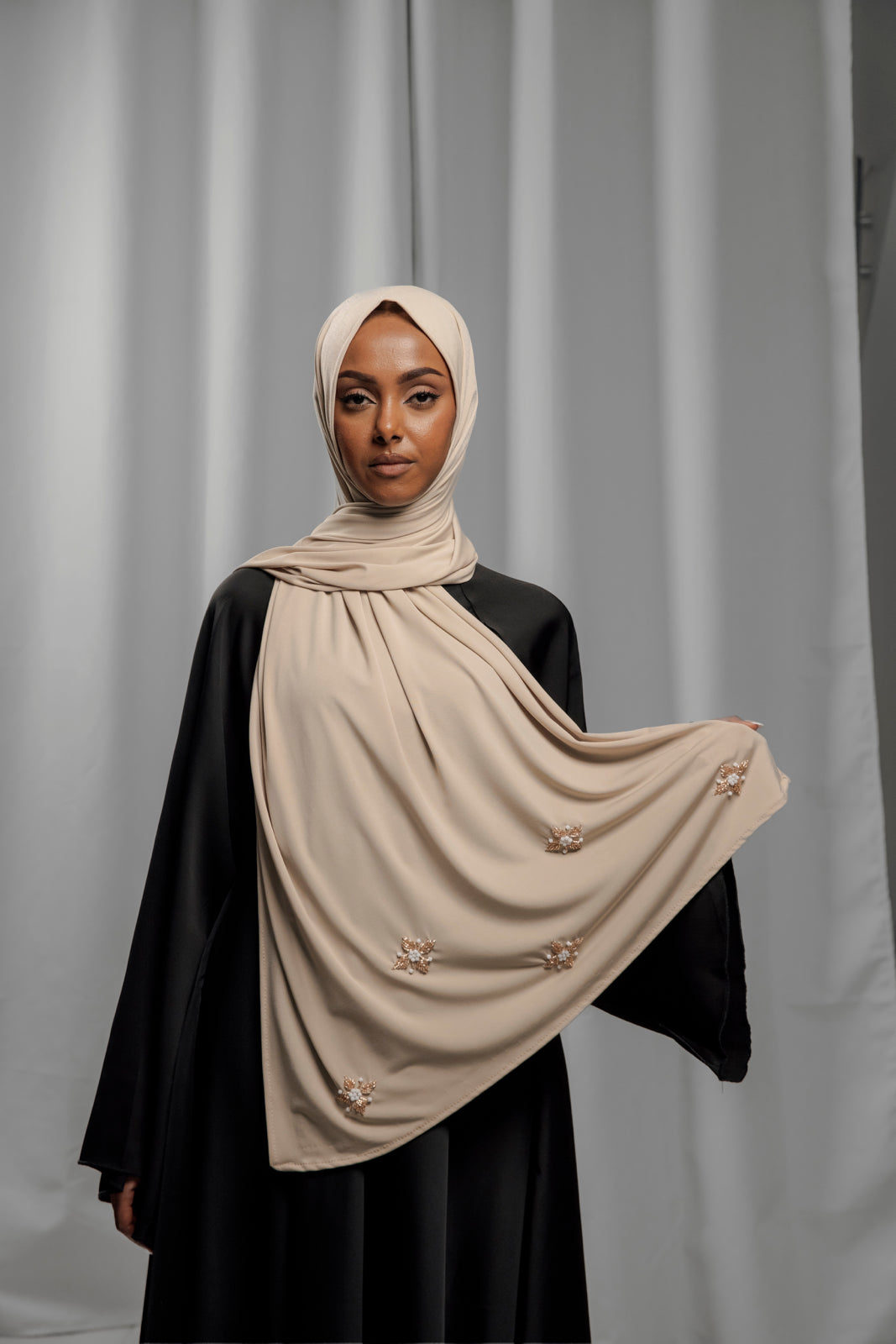 Premium Jersey Handmade Diamond - Sand Beige