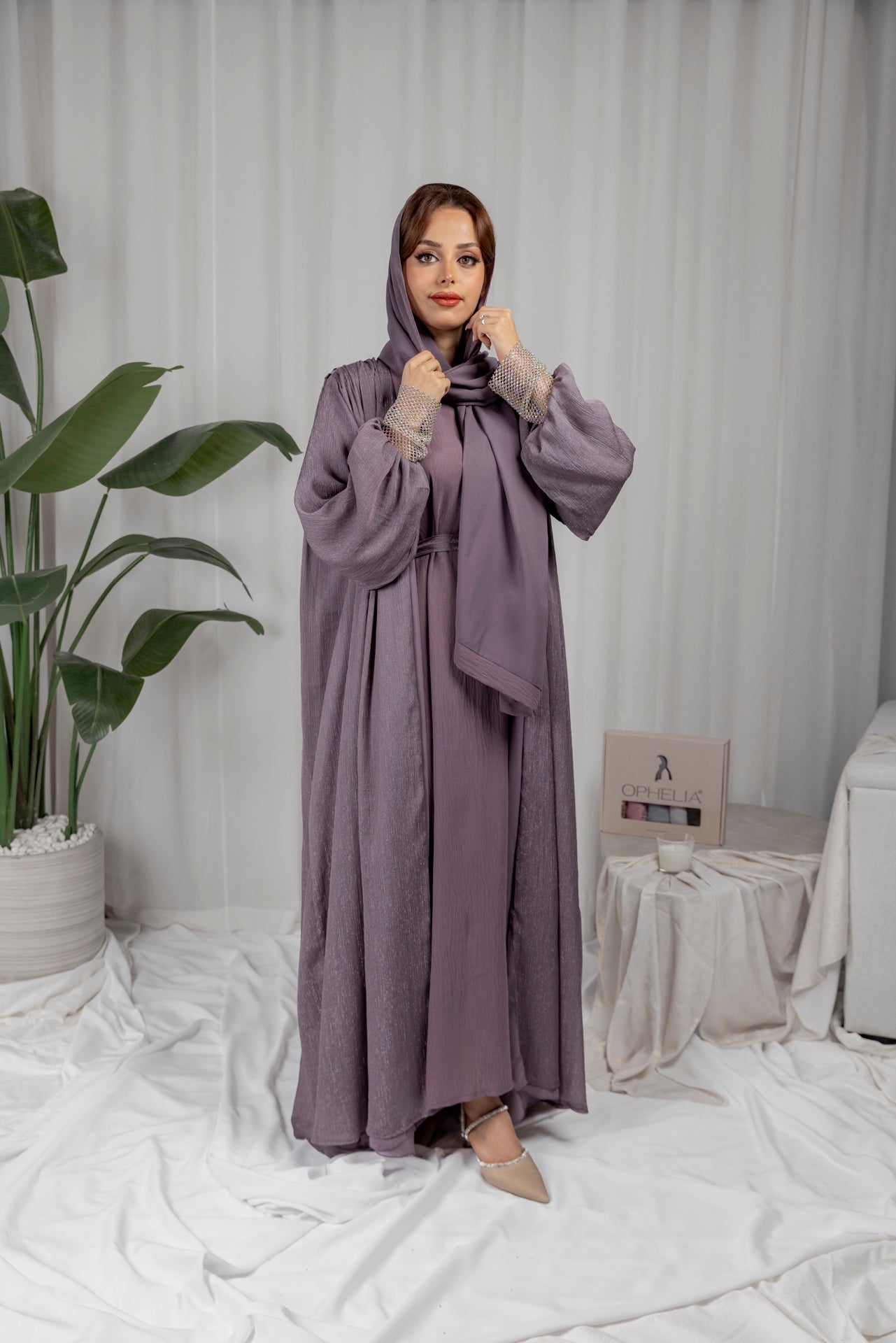 Bliss Abaya - Purple