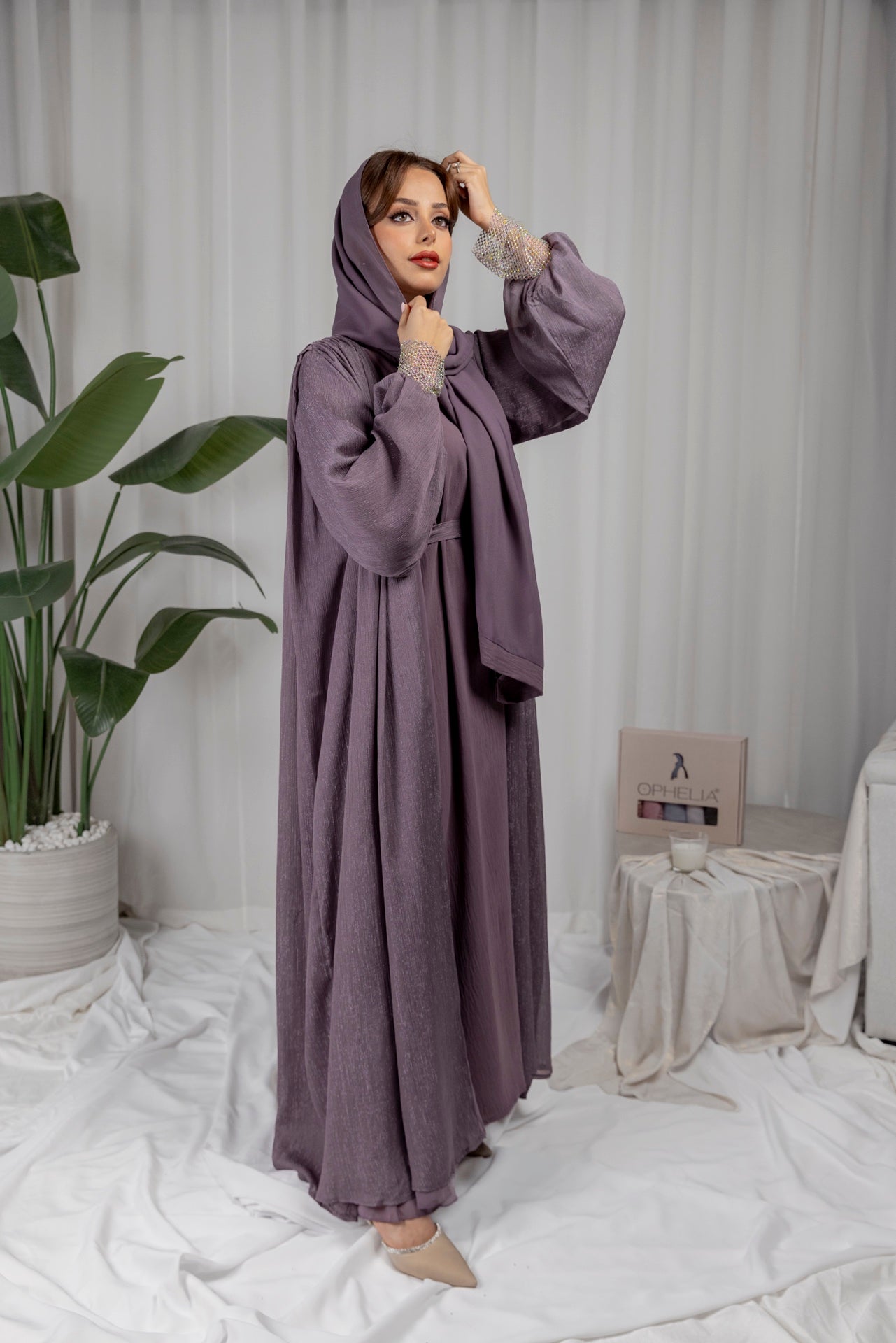 Bliss Abaya - Purple