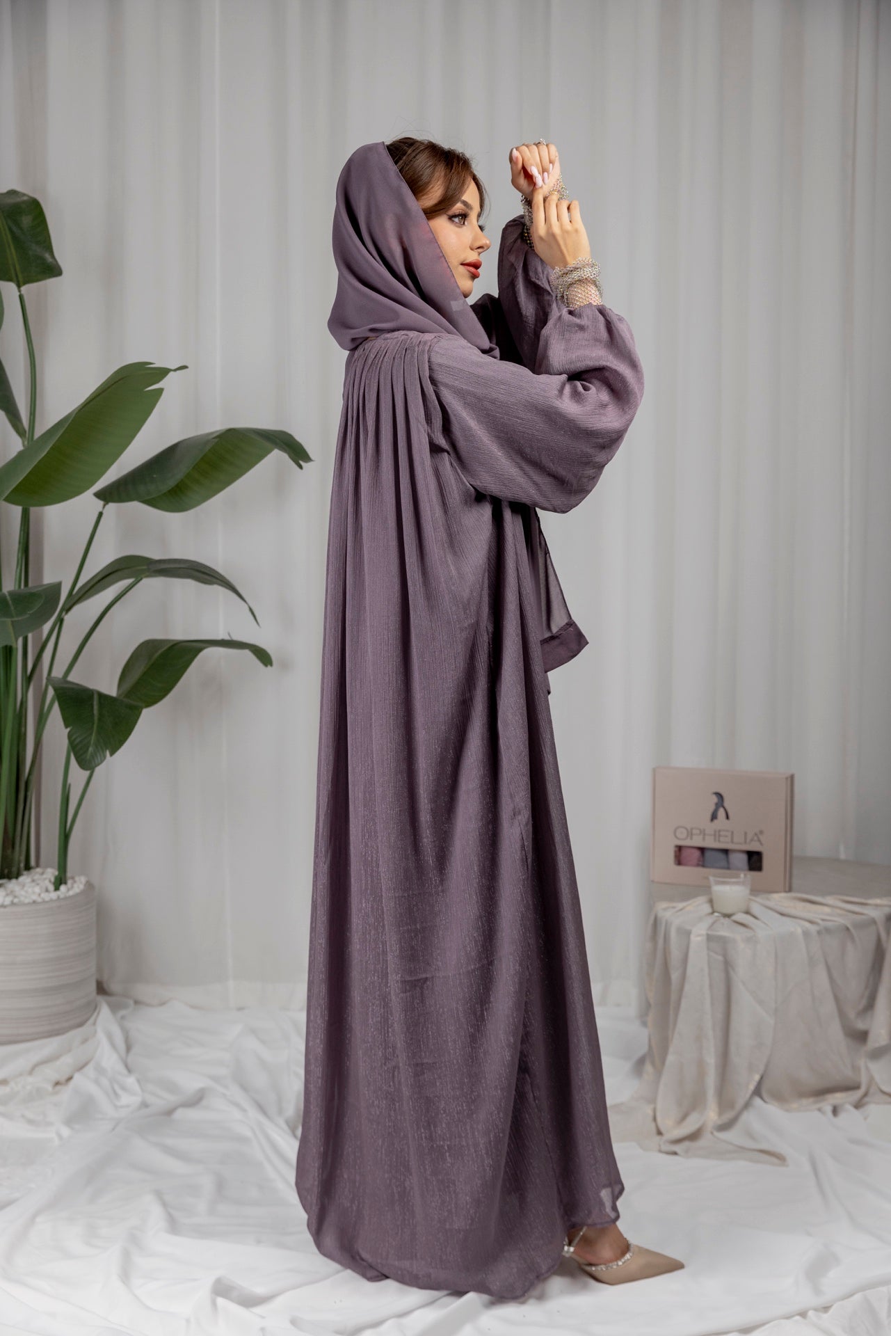 Bliss Abaya - Purple