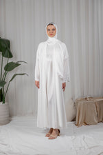 Load image into Gallery viewer, Raina Abaya | White
