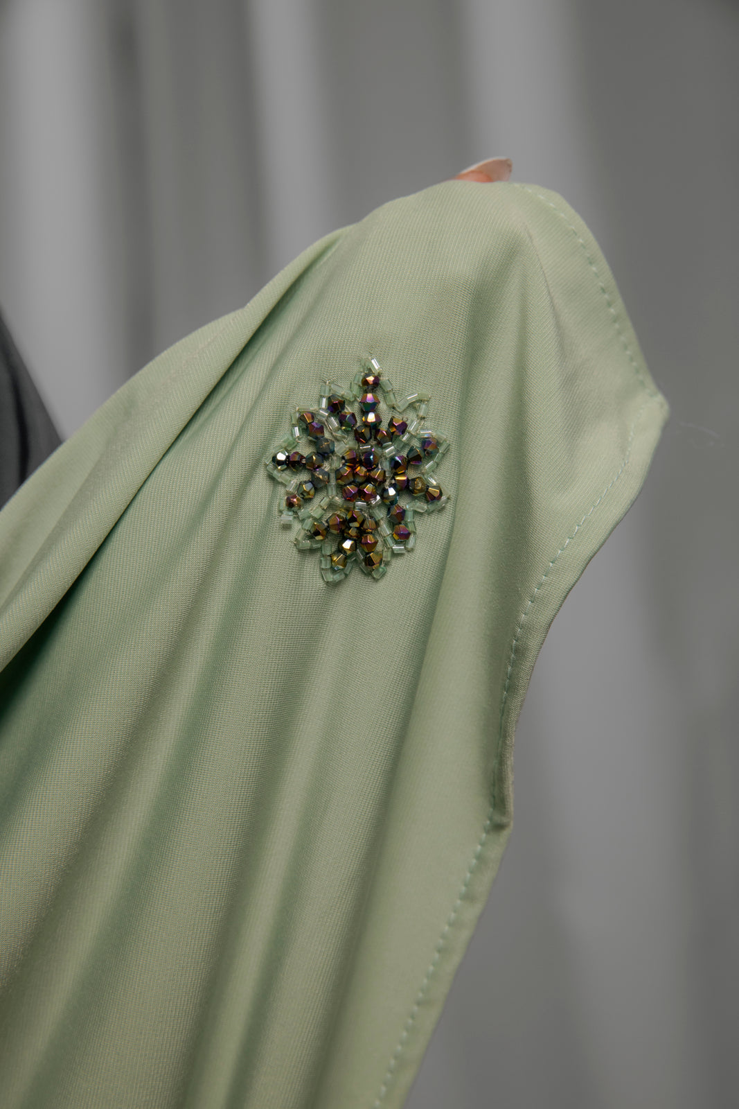 Premium Jersey Diamond - Sage Green