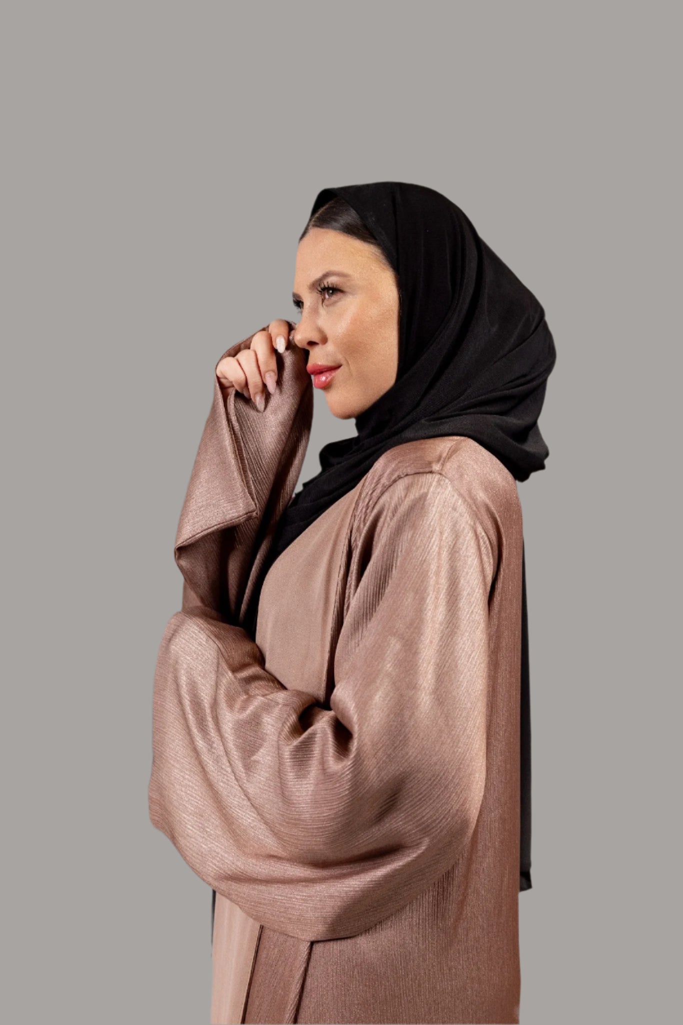 Noura Abaya - Rose Gold
