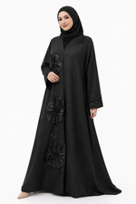 Load image into Gallery viewer, Ophelia Royal Black Abaya