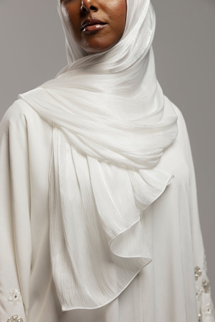 Organza Hijab | White