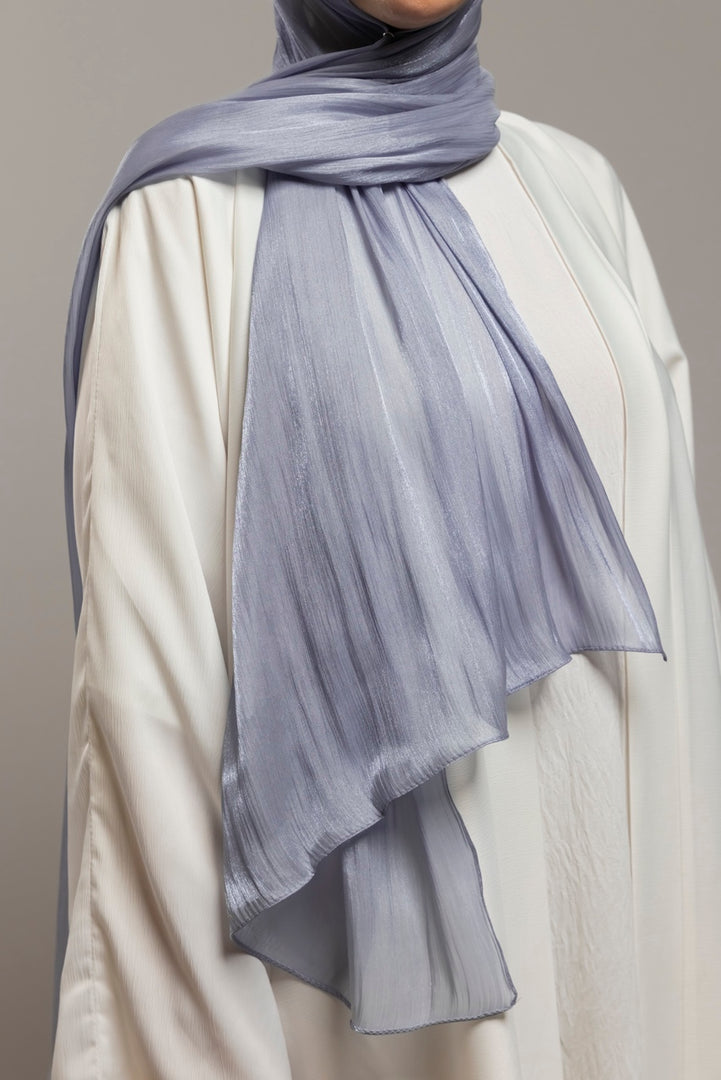 Organza Hijab | Carolina Blue