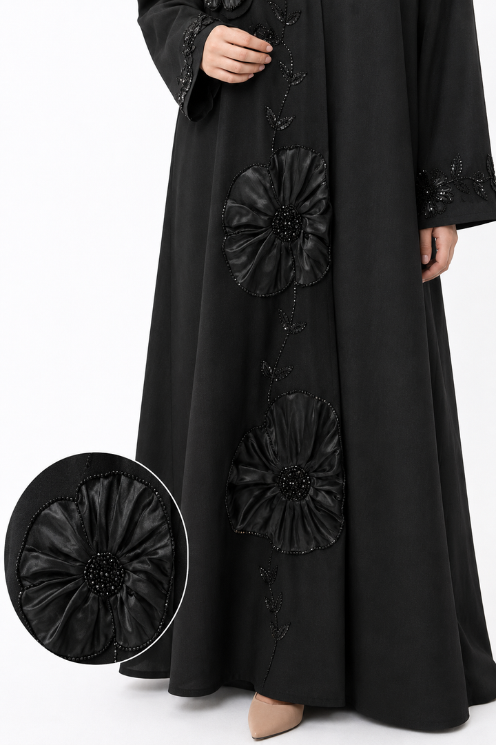 Ophelia Royal Black Abaya