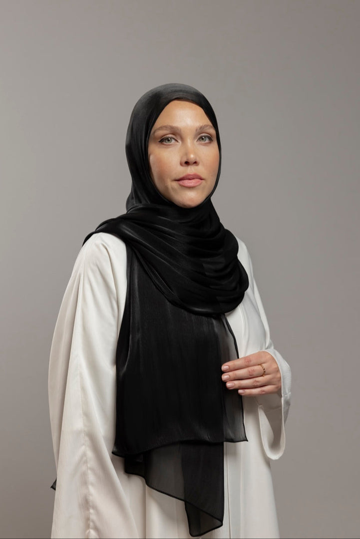 Organza Hijab | Black