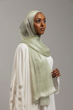 Load image into Gallery viewer, Organza Hijab | Pistachio
