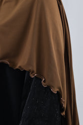 Ruffle Hijab | Camel