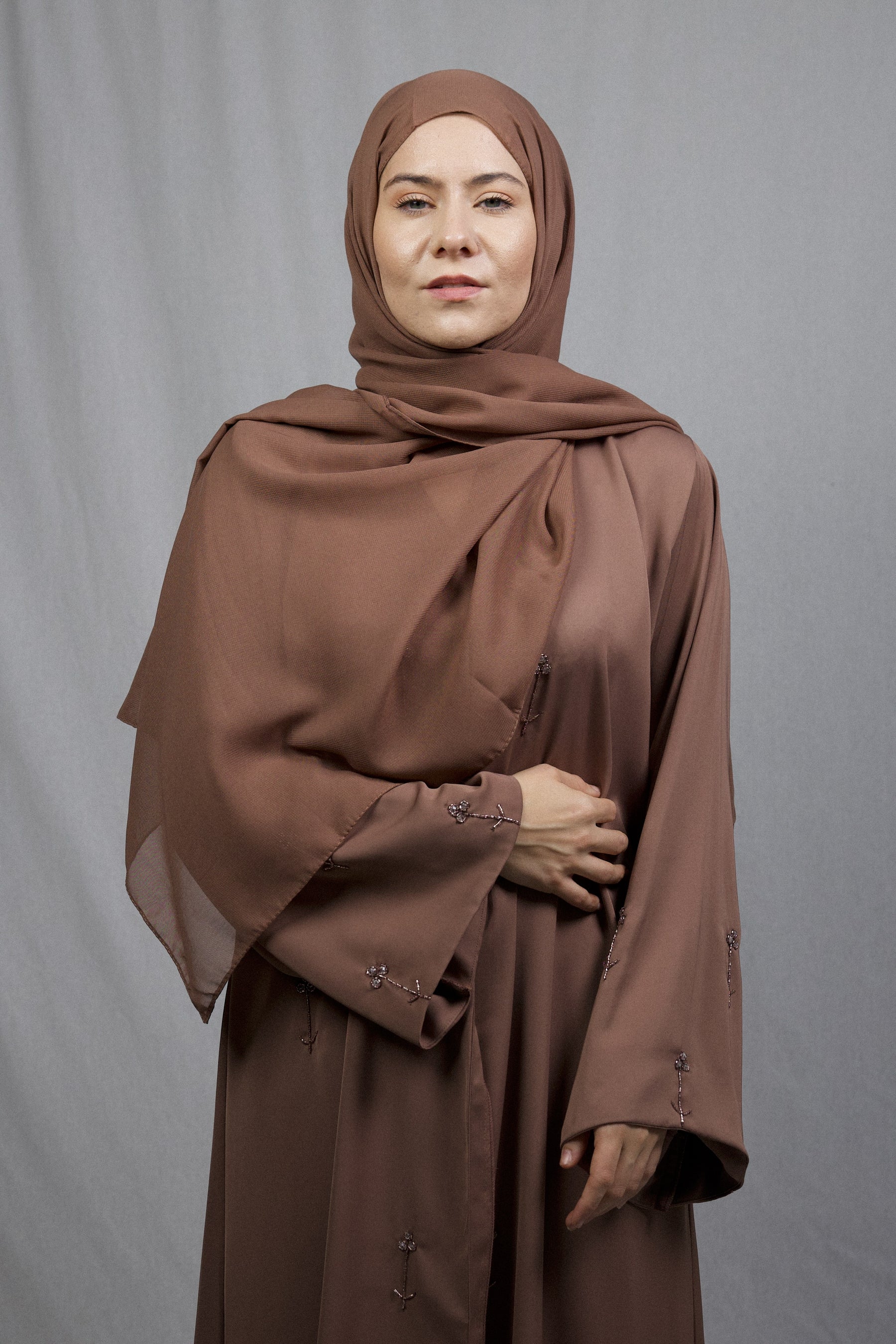 Aleya Abaya - Light Brown