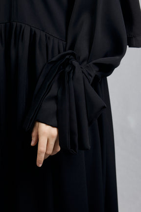 Bow Abaya - Black