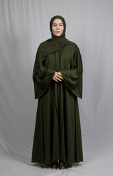 Black Diamond Abaya - Forest