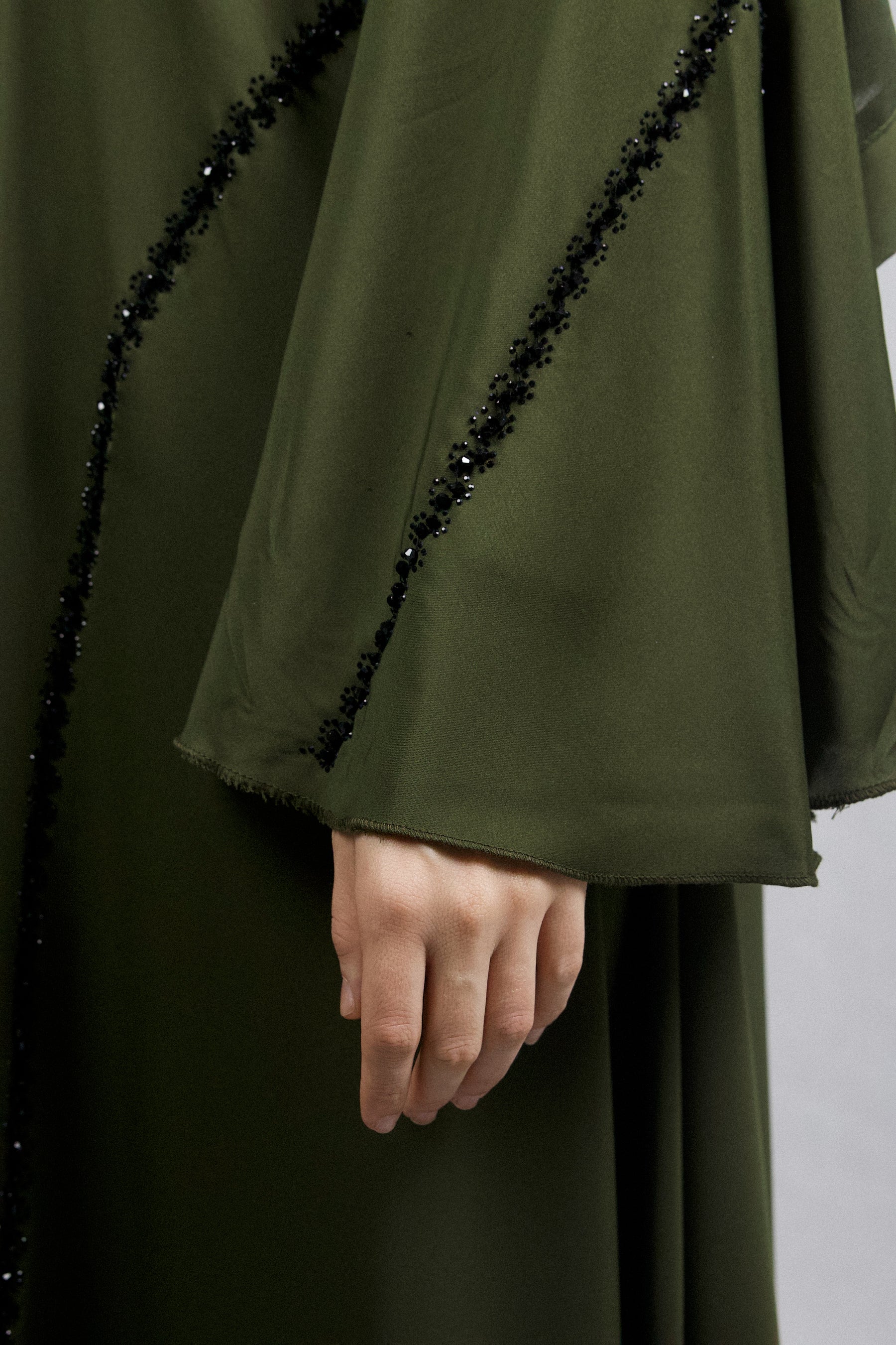 Black Diamond Abaya - Forest