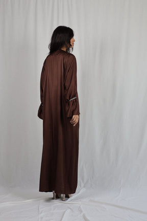 Dubai Finesse Abaya | Chocolate