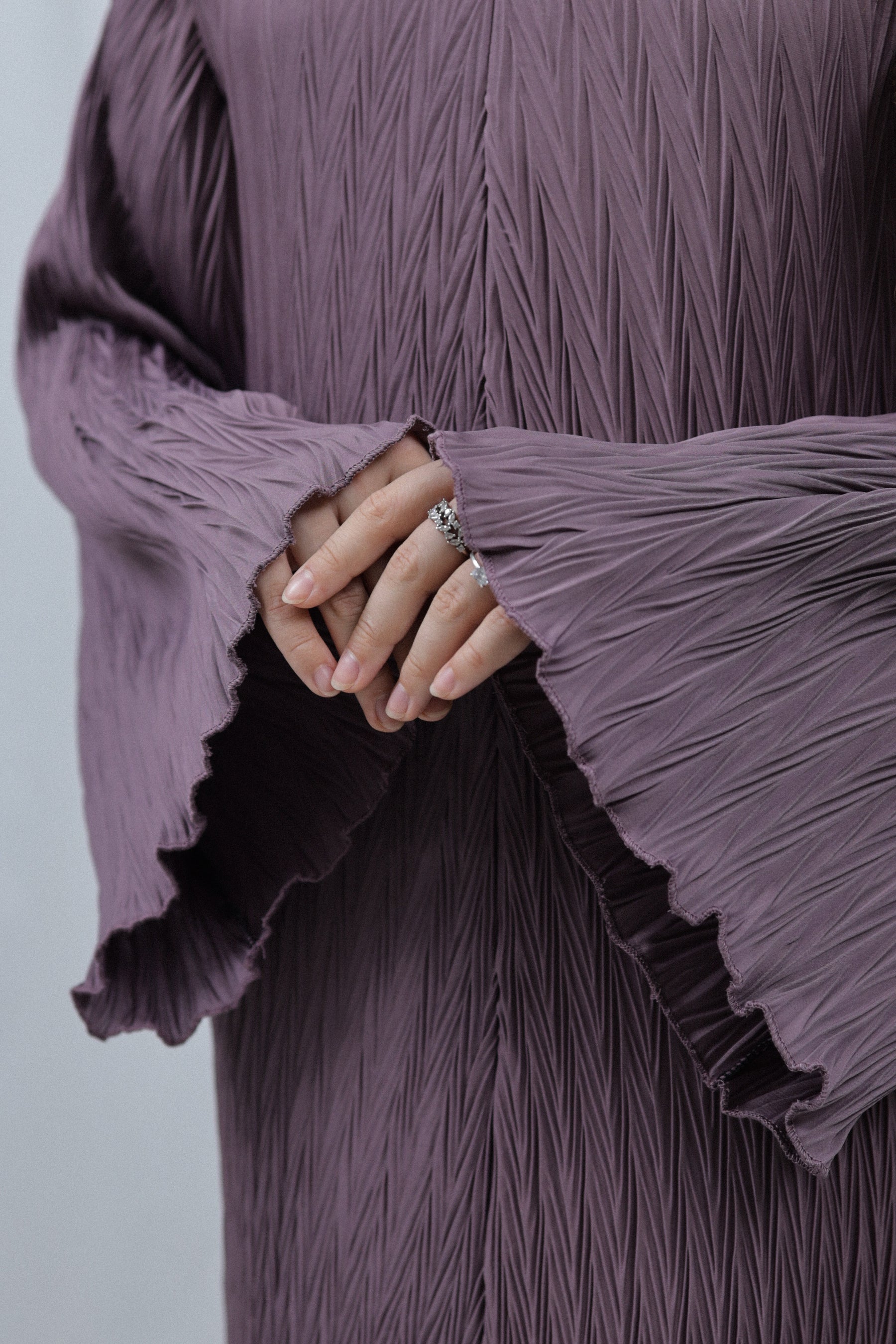 Pleated Dress | Mauve