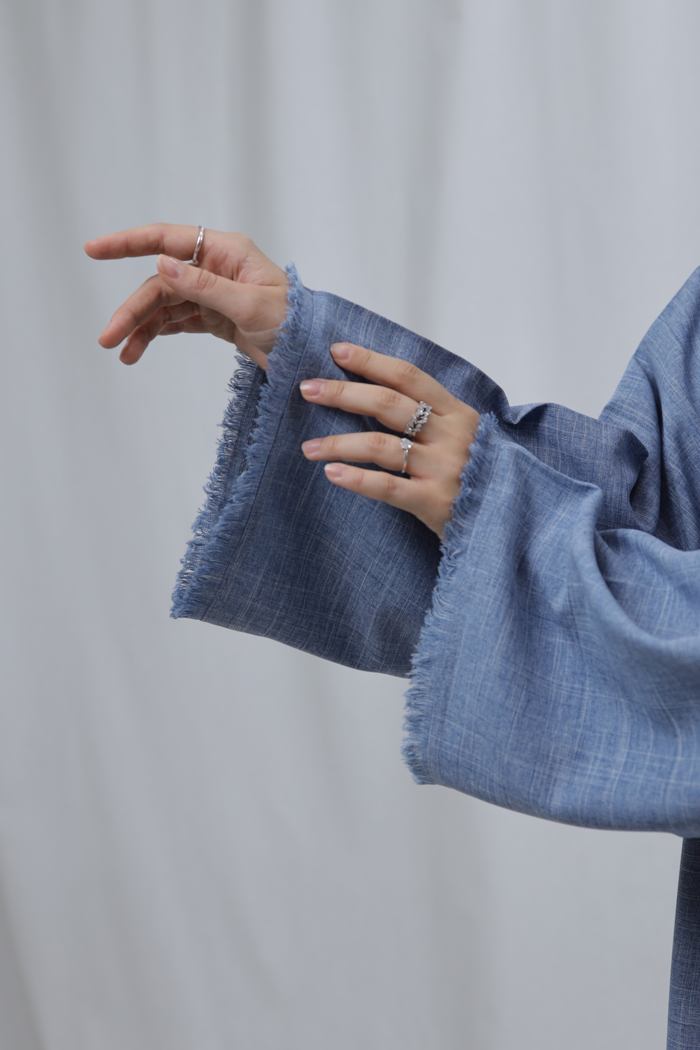Linen Kimono | Sky Blue