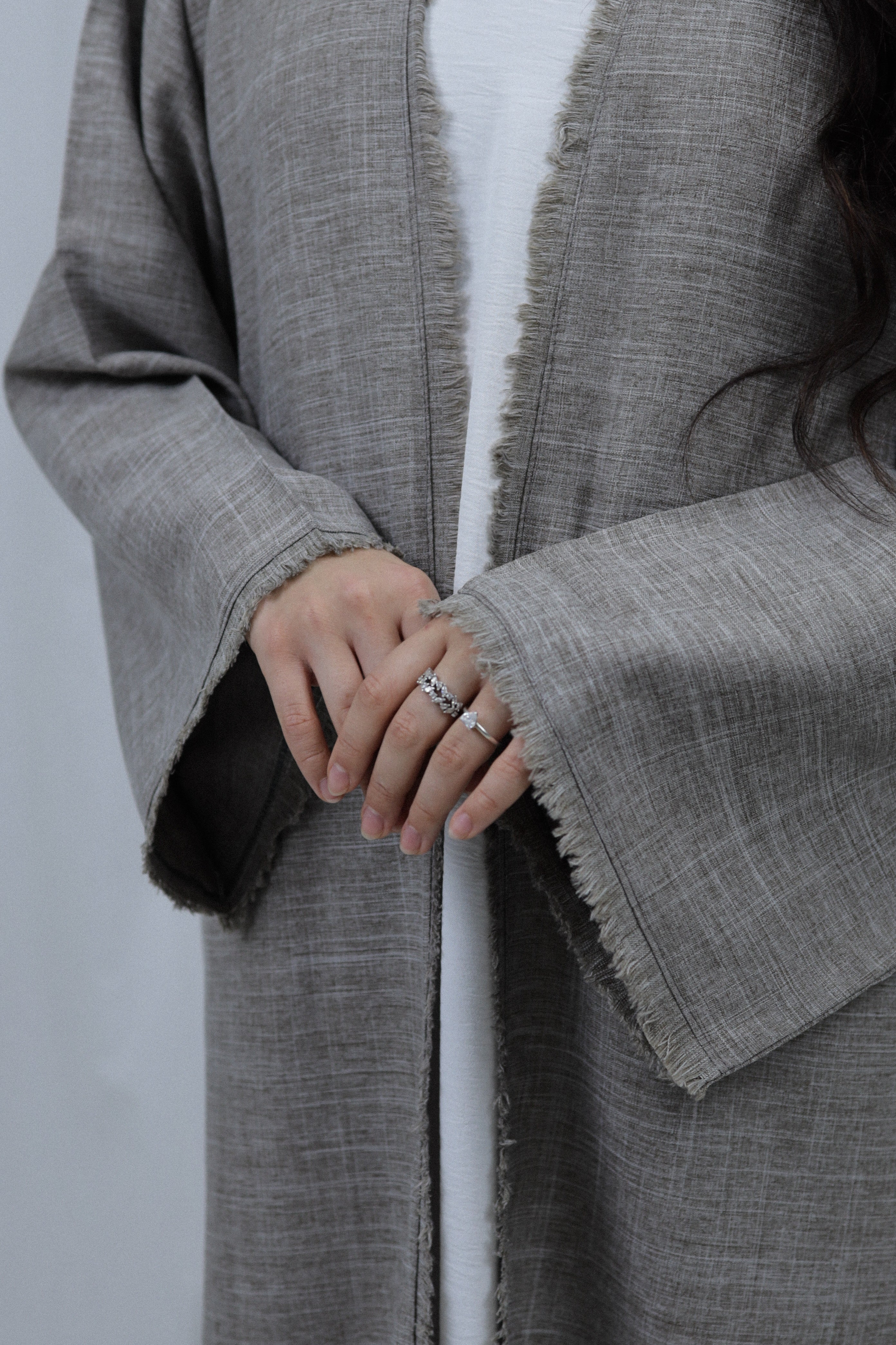 Linen Kimono | Light Brown