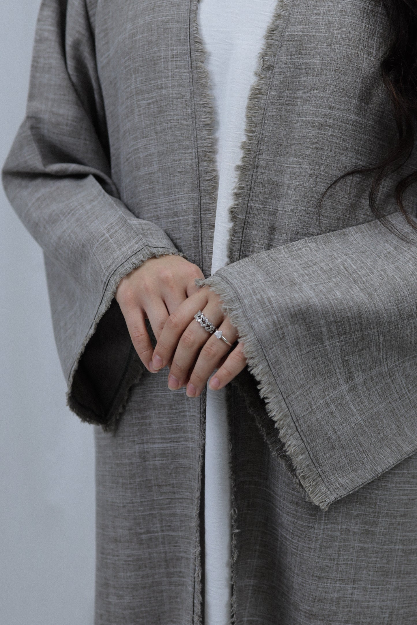 Linen Kimono | Light Brown